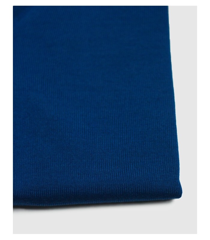 SUETER CUELLO PICO MEZCLA LANA MERINO AZULON