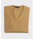 SUETER CUELLO PICO MEZCLA LANA MERINO BEIGE