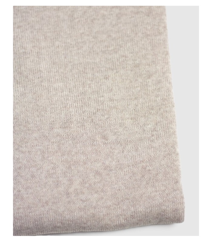 SUETER CUELLO REDONDO MEZCLA LANA MERINO PIEDRA