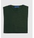 SUETER CUELLO REDONDO MEZCLA LANA MERINO VERDE OSCURO