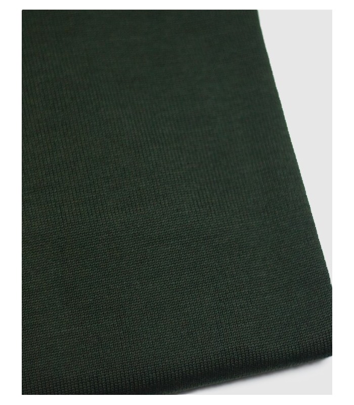 SUETER CUELLO REDONDO MEZCLA LANA MERINO VERDE OSCURO
