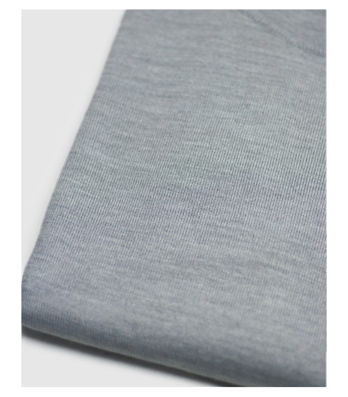 SUETER CUELLO REDONDO MEZCLA LANA MERINO GRIS CLARO