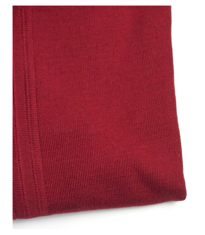 CHAQUETA MEZCLA LANA MERINO ROJO