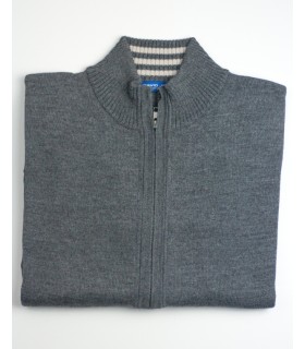 Compra marca CHAQUETA MEZCLA LANA MERINO GRIS en Knitewearstor - Textiles Campillo