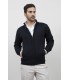 CHAQUETA MEZCLA LANA MERINO AZUL MARINO