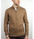 CHAQUETA MEZCLA LANA MERINO MARRON CLARO