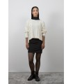 CABLE-KNIT SWEATER WHITE