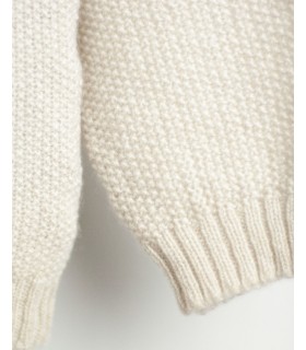 CHAQUETA CASHMERE BEBÉ BEIGE