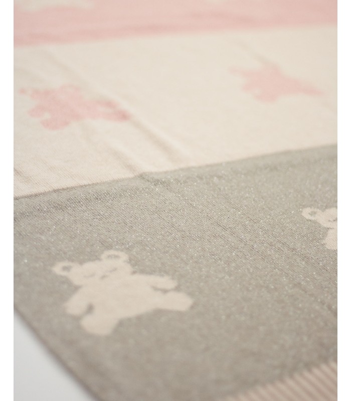 MANTA 80 x 80 - BEIG LUREX