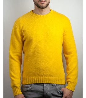 Compra marca SUETER GRUESO REDONDO MEZCLA LAMBSWOOL AMARILLO en Knitewearstor - Textiles Campillo