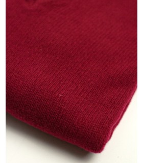 SUÉTER GRUESO PICO MEZCLA LAMBSWOOL ROJO OSCURO