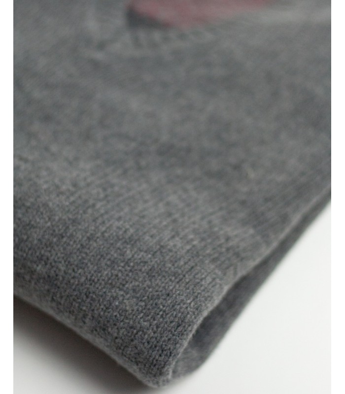 SUÉTER GRUESO PICO MEZCLA LAMBSWOOL GRIS MEDIO