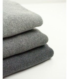 SUÉTER GRUESO PICO MEZCLA LAMBSWOOL GRIS OSCURO