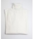 SUETER CUELLO ALTO ALGODÓN ORGÁNICO BLANCO