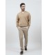 JERSEY PICO 100% LANA EXTRAFINA BEIGE