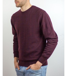 JERSEY REDONDO 100% LANA EXTRAFINA TIERRA