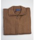 CHAQUETA MEZCLA DE LANA MERINO MARRON