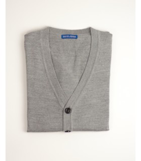 Compra marca CHAQUETA CLASICA BOTONES MEZCLA DE LANA GRIS CLARO en Knitewearstor - Textiles Campillo