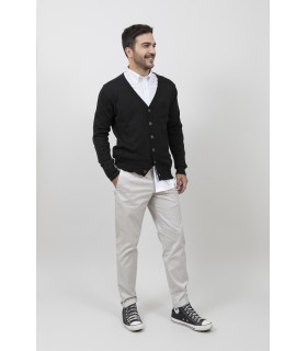 Compra marca CHAQUETA CLASICA BOTONES MEZCLA DE LANA NEGRO en Knitewearstor - Textiles Campillo