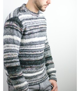 TEXTURIZED SWEATER WITH ALPACA