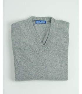 Compra marca SUETER PICO MEZCLA LAMBSWOOL GRIS en Knitewearstor - Textiles Campillo