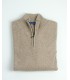 SUETER CREMALLERA MEZCLA LAMBSWOOL  BEIGE