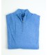 SUETER CREMALLERA MEZCLA LAMBSWOOL  AZUL CLARO