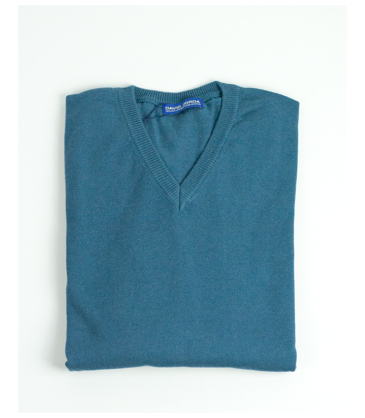 SUETER PICO ALGODÓN ORGÁNICO AZUL INDIGO