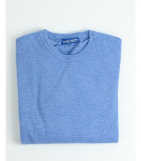 Compra marca SUETER CUELLO REDONDO MEZCLA LAMBSWOOL AZUL en Knitewearstor - Textiles Campillo