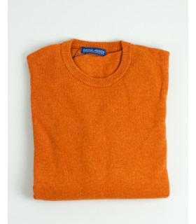 Compra marca SUETER CUELLO REDONDO MEZCLA LAMBSWOOL NARANJA en Knitewearstor - Textiles Campillo