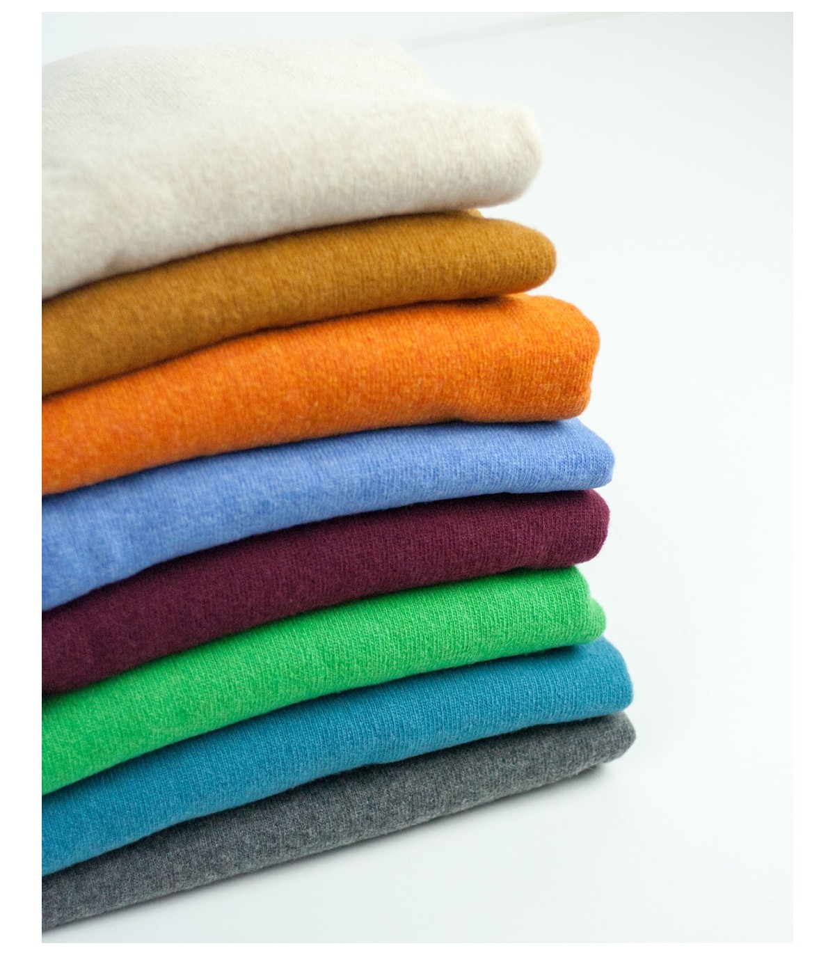 ROUND NECK SWEATER LAMBSWOOL BLEND MUSTARD