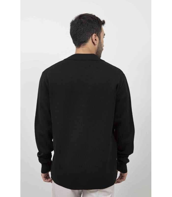 CLASSIC CARDIGAN WOOL BLEND BLACK