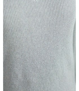 VESTIDO PICO CON CASHMERE GRIS