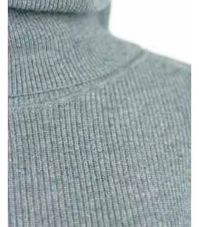 VESTIDO CISNE CON CASHMERE GRIS OSCURO