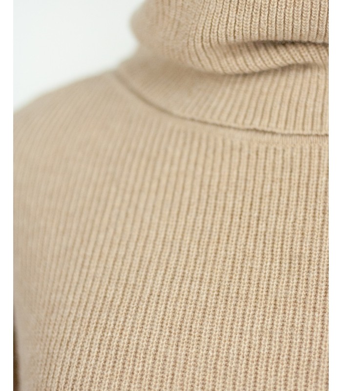 VESTIDO CISNE CON CASHMERE BEIGE
