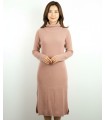 VESTIDO CISNE CON CASHMERE ROSA CLARO