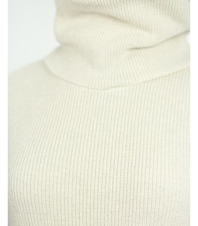 VESTIDO CISNE CON CASHMERE BLANCO