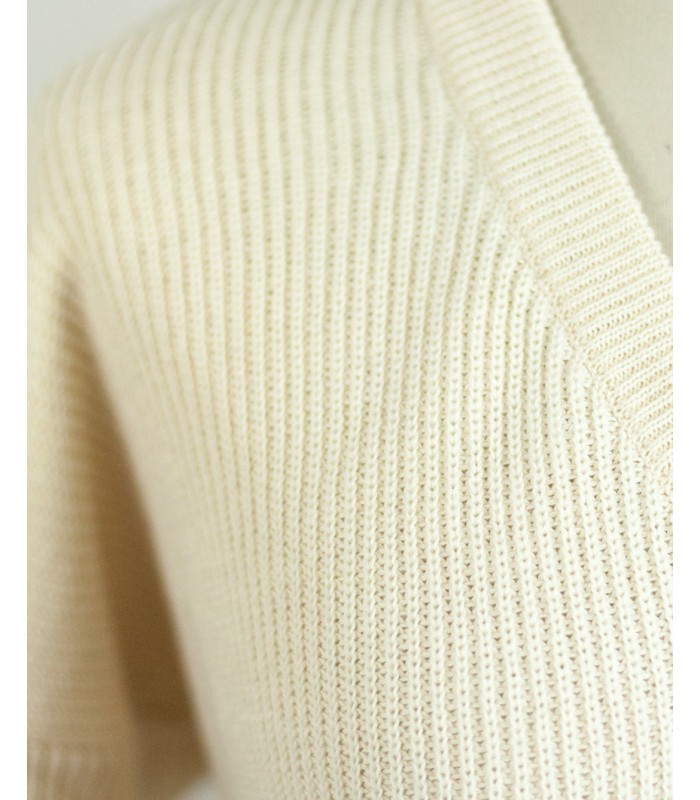 JERSEY PICO PUNTO PERLADO BLANCO