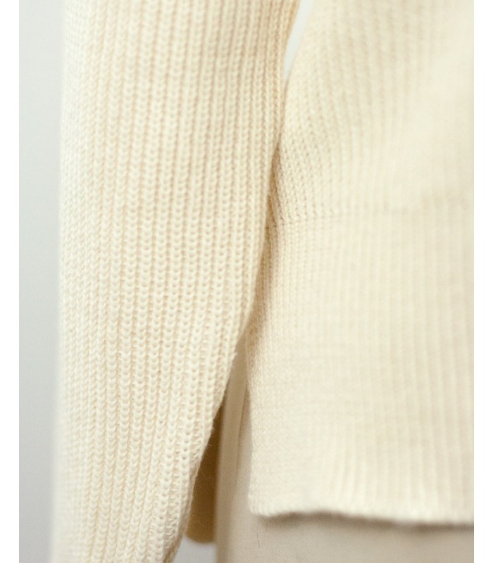 JERSEY PICO PUNTO PERLADO BLANCO