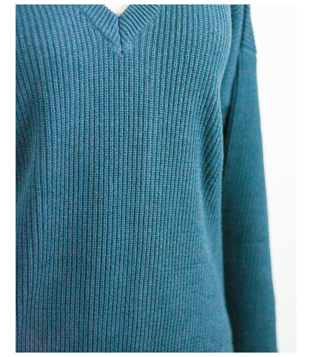 JERSEY PICO PUNTO PERLADO AZUL