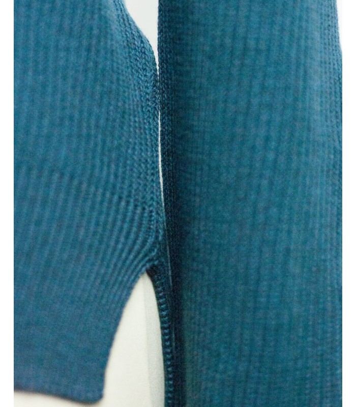 JERSEY PICO PUNTO PERLADO AZUL