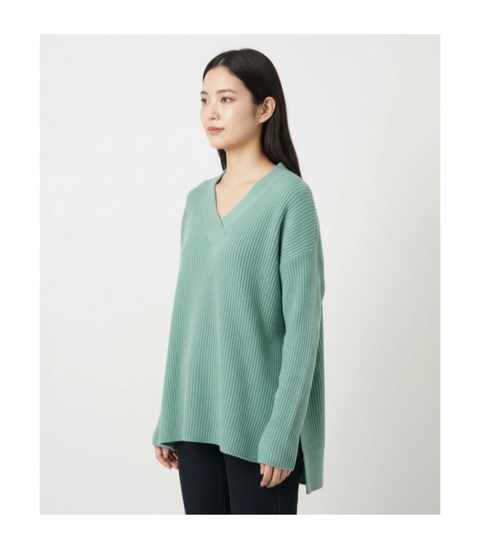 JERSEY PICO PUNTO PERLADO VERDE