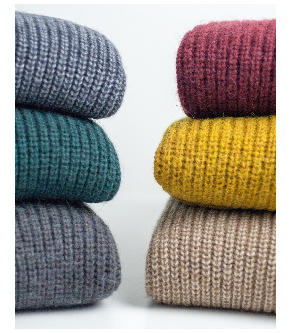 CHAQUETA LARGA PUNTO PERLADO GRANATE