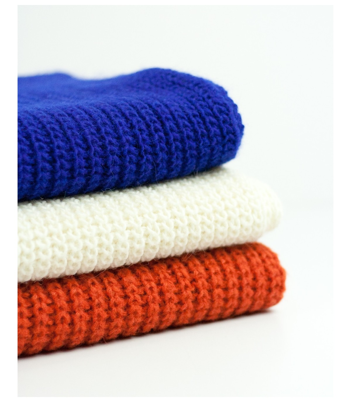 BUFANDA PUNTO PERLADO BLANCO