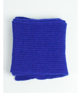 BUFANDA PUNTO PERLADO AZUL TINTA