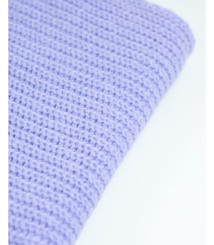 PURL KNIT SCARF LAVENDER