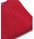 SUETER HOMBRE CON CASHMERE CUELLO REDONDO ROJO