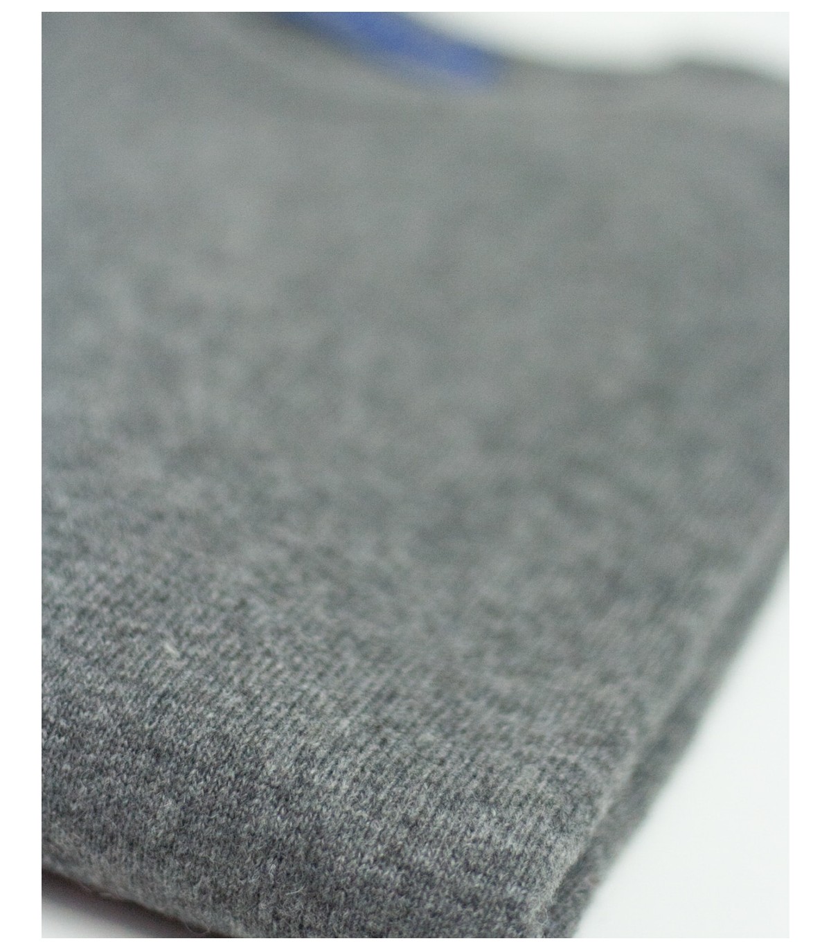 ROUND NECK SWEATER CASHMERE BLEND DARK GREY