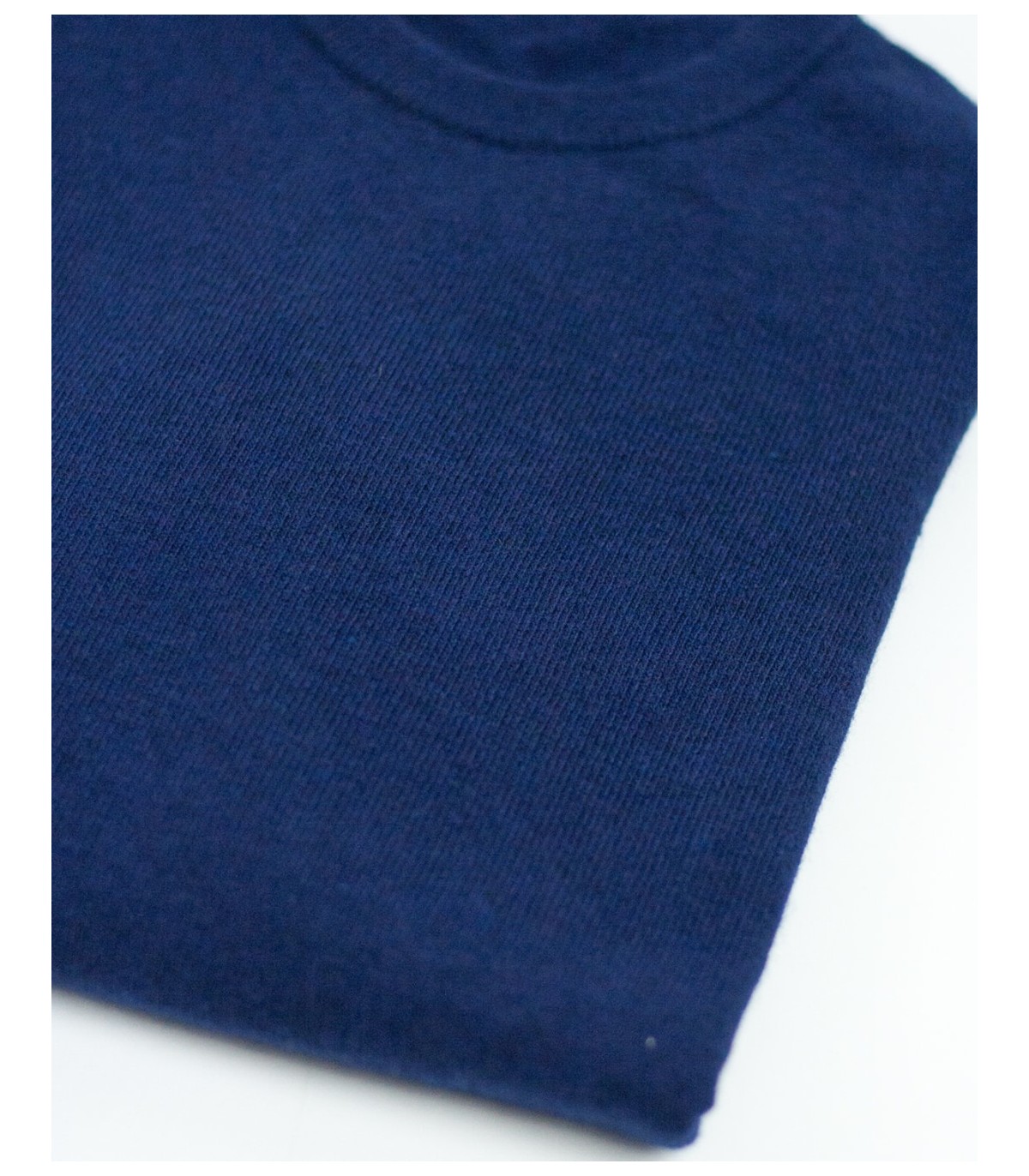 SUETER REDONDO MEZCLA CASHMERE AZUL MARINO