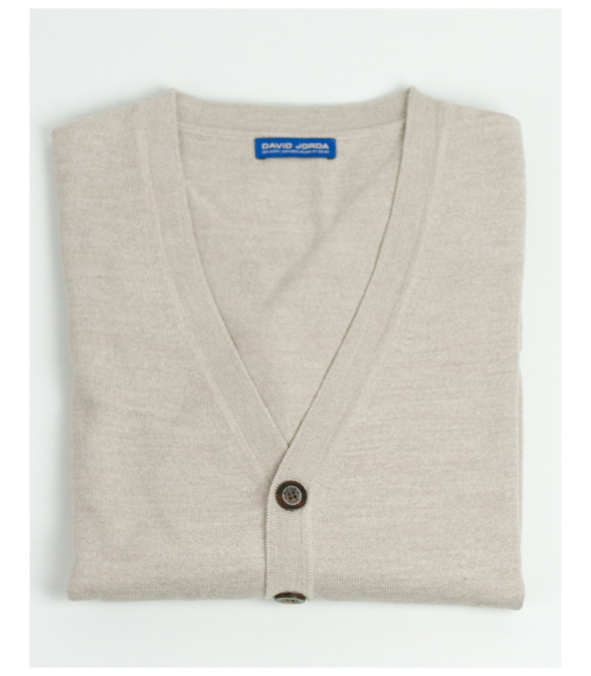 Compra marca CHAQUETA CLASICA BOTONES MEZCLA DE LANA  PIEDRA en Knitewearstor - Textiles Campillo